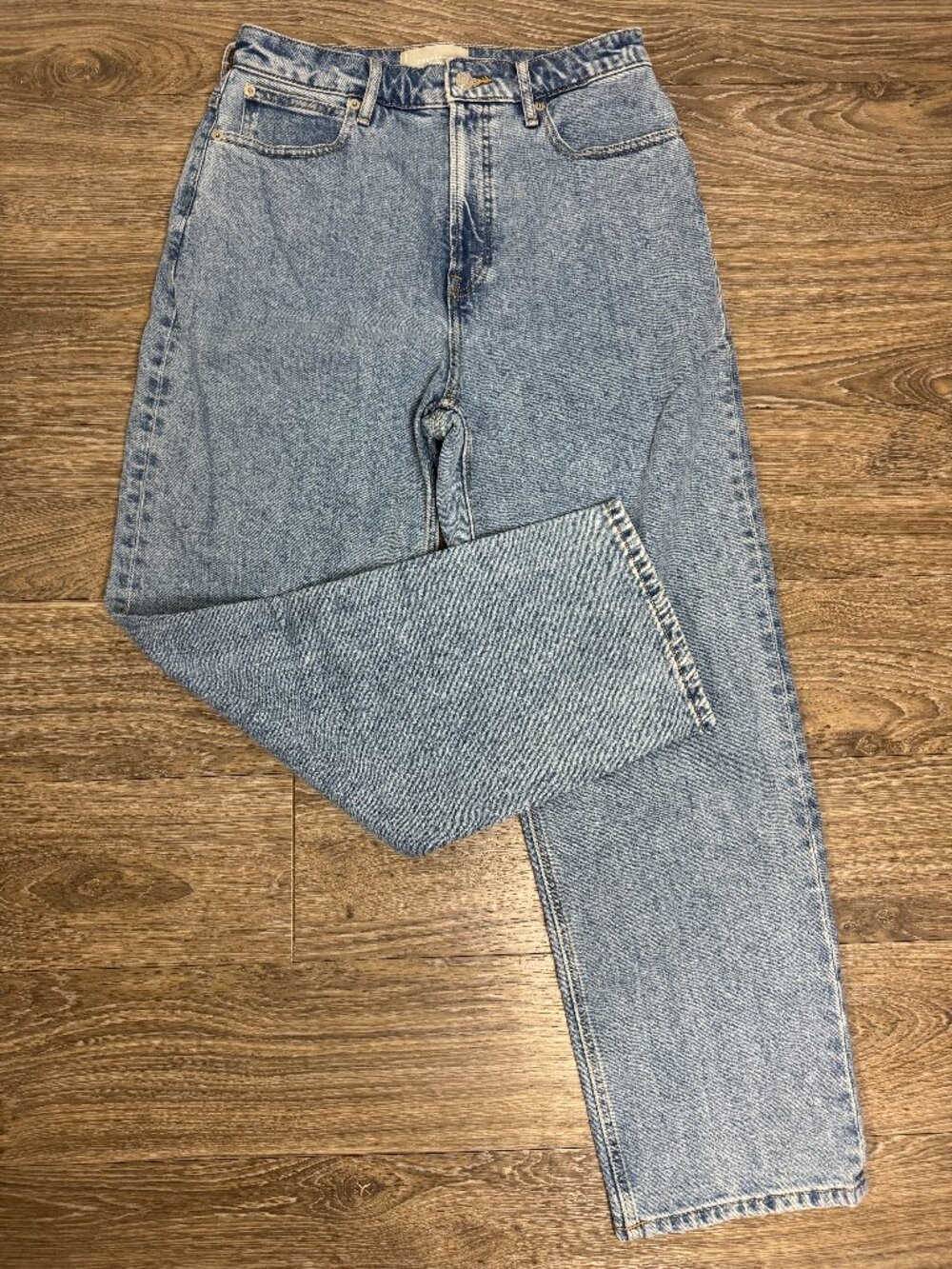 Everlane Denim Jeans High Waist Wide Leg Size 29R  Like NEW